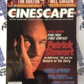 Cinescape Magazine Star Trek First Contact, Patrick Stewart, Tim Burton, Mel Gibson (Nov/Dec 1996) [8854]