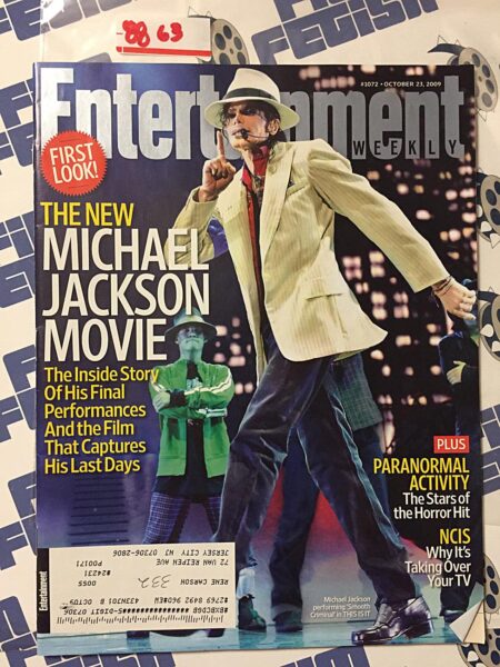 Entertainment Weekly Michael Jackson Movie Cover (October 23, 2009) [8863]