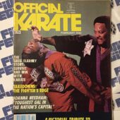 Official Karate Magazine (Feb 1982) Demetrius The Greek Havanas, Greg Tearney, Joanna Needham [8885]