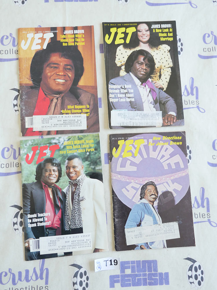 Set of 4 JET Magazines African-American Interest Musician James Brown Soul Music Covers [T19]