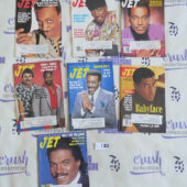 Set of 7 JET Magazines African-American Interest, Arsenio Hall, Babyface, Billy Dee Williams [T23]