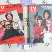 Set of 2 TV Guide Magazines, WKRP in Cincinnati, Mork and Mindy [T27]