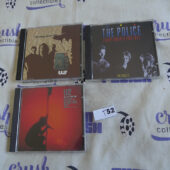 Set of 3 Live Rock Music CDs, U2, The Police [T52]