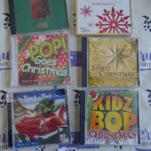 Set of 6 Christmas Holiday Music CD Albums, Brenda Lee, Amy Grant, Willie Nelson [T58]