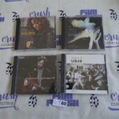 Set of 4 Rock Pop Music CDs, Eric Clapton, Sheryl Crow, UB40, The Cure [T60]