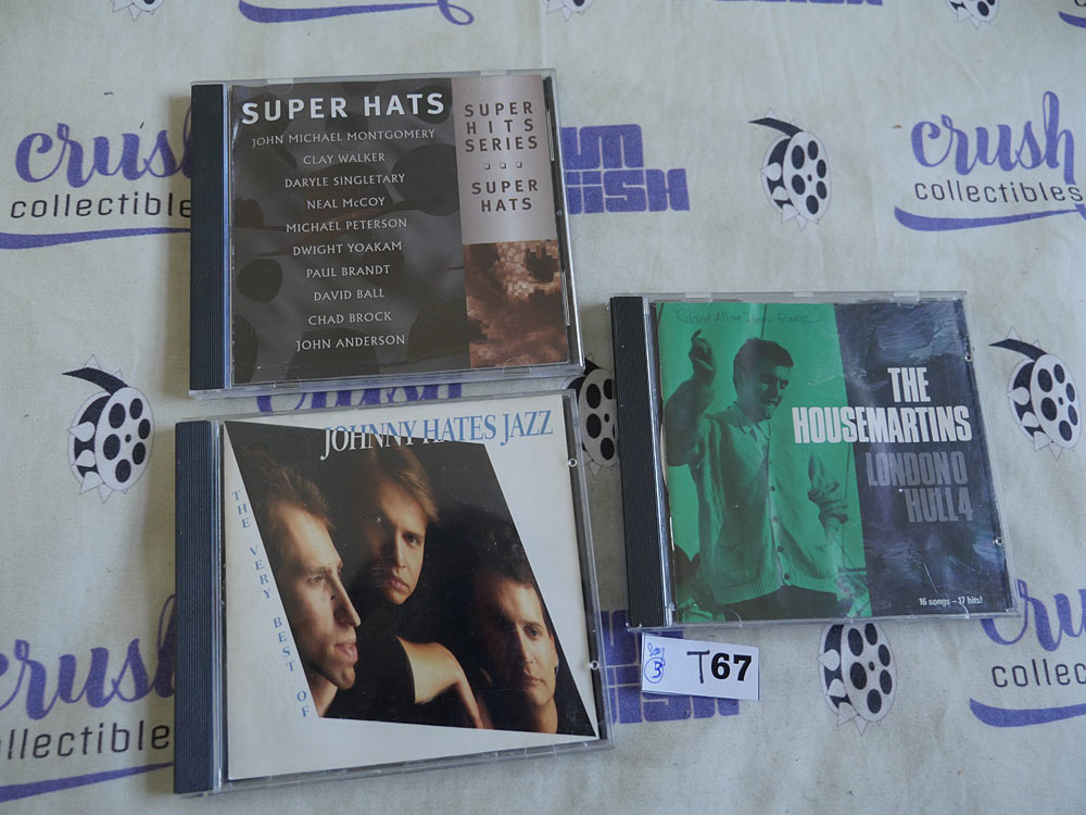 Set of 3 Country Rock Pop Music CDs, The Housemartins, Johnny Hates Jazz [T67]