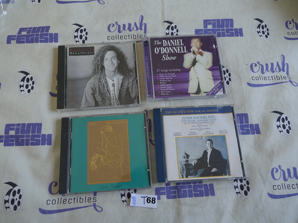 Set of 4 Jazz Pop Music CDs, Kenny G, Daniel O’Donnell, Jussi Bjoerling [T68]