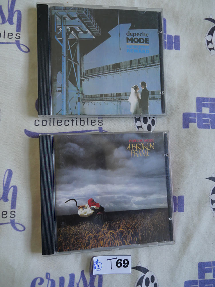 Set of 2 Rock Music CDs, Depeche Mode [T69]