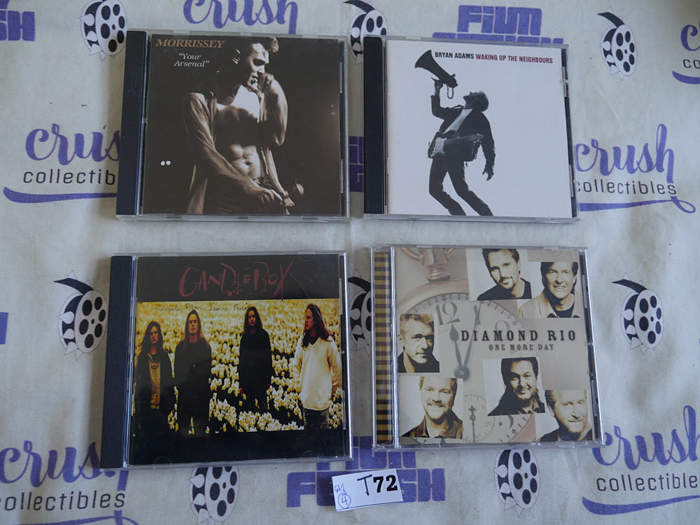 Set of 4 Country Rock Music CDs, Bryan Adams, Diamond Rio, CandleBox, Morrissey [T72]