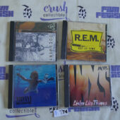 Set of 4 Alt. Grunge Rock CDs, Nirvana, INXS, REM [T74]