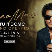 Intuit Dome Grand Opening Concert Featuring Bruno Mars (2024) | Concerts, Launches and Openings | Aug 15 - Aug 16, 2024