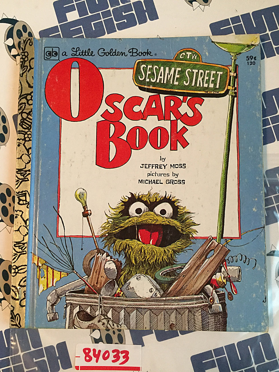 Sesame Street Oscar’s Book A Little Golden Book, Eighth Printing [84033]