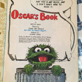 Sesame Street Oscar’s Book A Little Golden Book, Eighth Printing [84033]