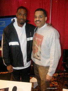 Rene Carson and Michael Jai White at 2011 Martial Arts Hall of Honors Expo